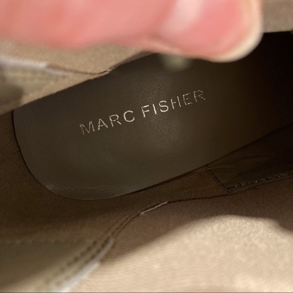 NIB Marc Fisher sz 10 Bellie cream suede ankle booties - Picture 11 of 11